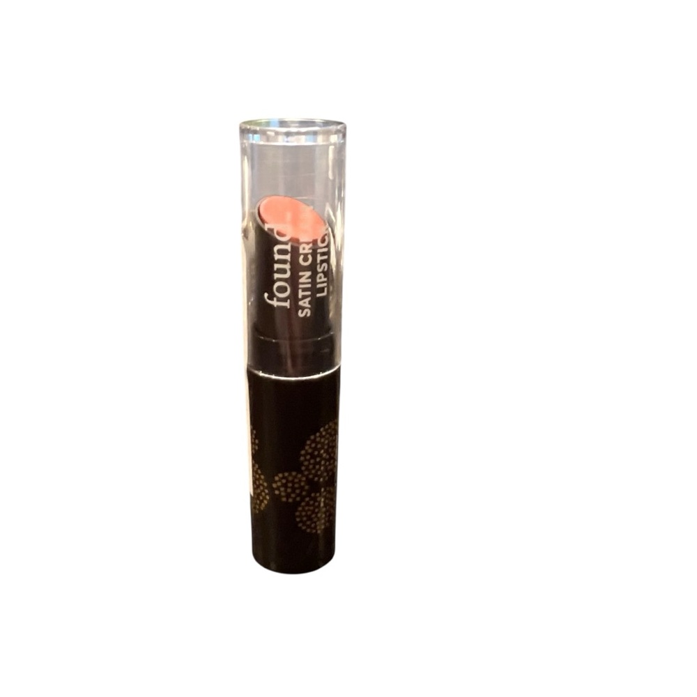 FOUND Satin Cream Lipstick Stick Makeup 120 Papaya Color Orange Coral‎ NEW